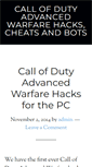 Mobile Screenshot of callofdutyhacks.com
